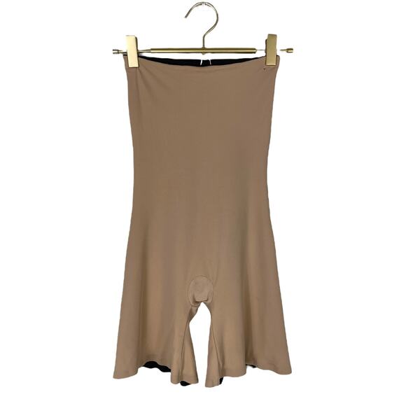 Red Hot by SPANX Flipside Firming High-Waist Mid-Thigh Shaper Black Tan Large - Picture 8 of 11